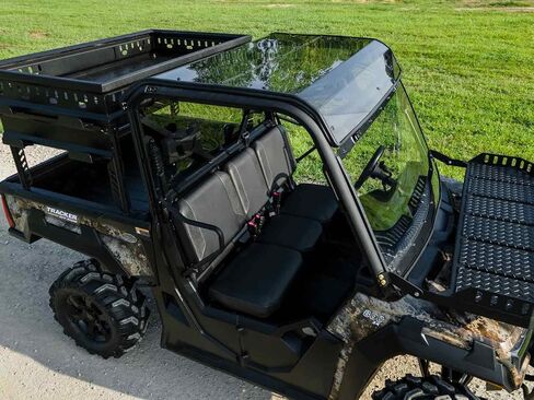 SuperATV Dark Tint Roof for 2020+ Tracker 800SX | 1/4" Polycarbonate | Made in the USA | Give Full Visibility | Snug, Rattle-Free Fit in Saudi Arabia