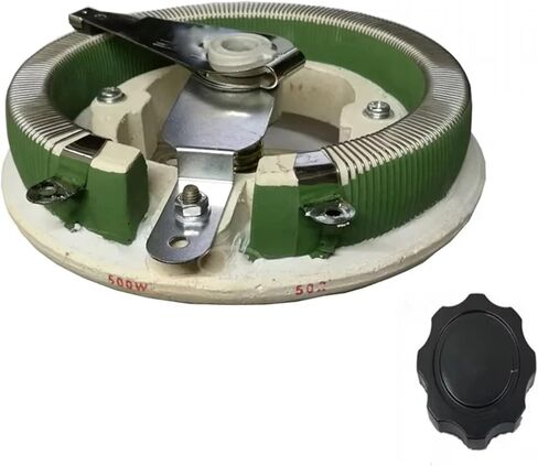 500W BC1 عالية الطاقة RHEOSTAT متغير السلك متغير شكل القرص الجرح المقاوم القابل للتعديل انزلاق 1R 2R 3R 5R 10R 15R 20R 25R-3K (1K) in Kuwait