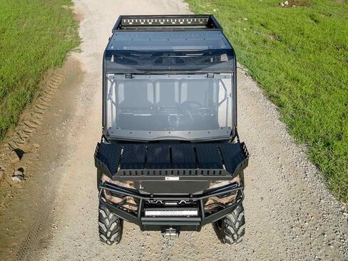 SuperATV Dark Tint Roof for 2020+ Tracker 800SX | 1/4" Polycarbonate | Made in the USA | Give Full Visibility | Snug, Rattle-Free Fit in Saudi Arabia