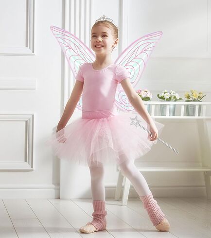 2 PCS Fairy Wings Women Women و Butterfly Wings and Wand ، Caity Wings Costume for البالغين الفتيات هالوين لباس in Kuwait
