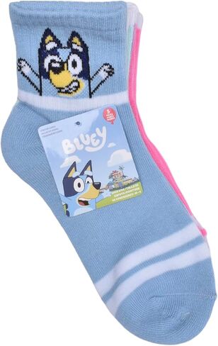 Bluey 5pk Cheer Shortie Crews Socks in Saudi Arabia