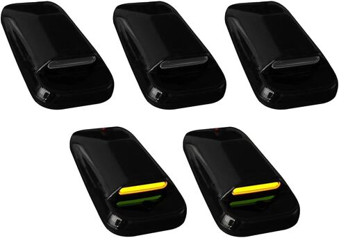مصابيح سقف LED لشاحنات الكابينة مصباح مصباح مصباح ، متوافق مع Dodge RAM 1500/2500/3500 Pickup Truck 2003-2018 ، 4500/5500 2011-2018 ، أضواء القيادة الليلية ، عدسة الدخان ، 5 مساءً (العنبر) in Kuwait
