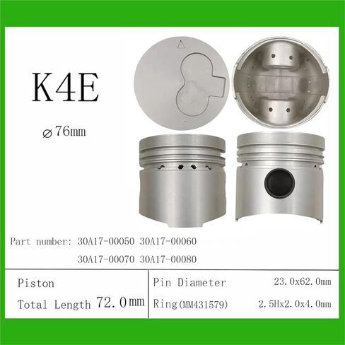 K4E Overhaul Rebuild Kit For K4E Engine MT23D Tractor EX100W EX160WD Excavator in Saudi Arabia