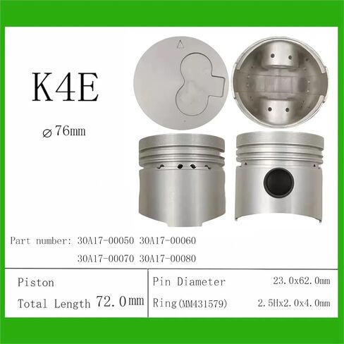K4E Overhaul Rebuild Kit For K4E Engine MT23D Tractor EX100W EX160WD Excavator in Saudi Arabia