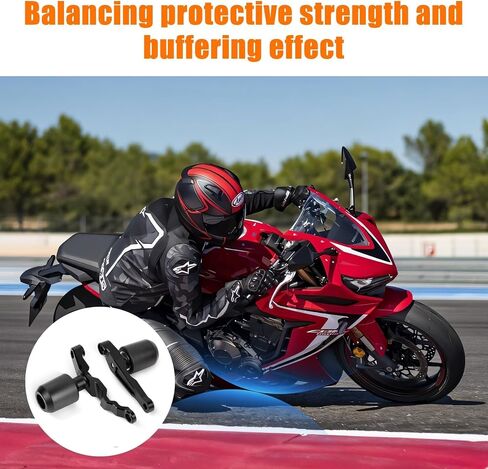 CBR650 CBR650R Sliders Frame-PSLER CBR 650R تحطم كرة تحطم الطائرة محرك حماية الجسم واقي متوافق مع CBR650 E-Clats/CBR650R E-C-COTT 2024 2025 in Saudi Arabia
