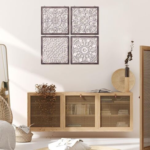 Tatuo 4 PCS Wood Art Wall Decor in Saudi Arabia