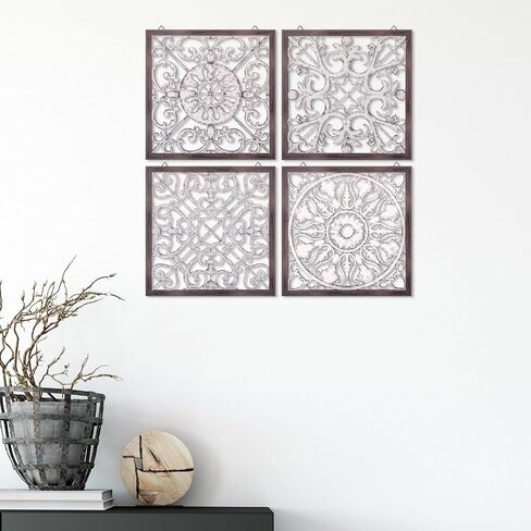 Tatuo 4 PCS Wood Art Wall Decor in Saudi Arabia