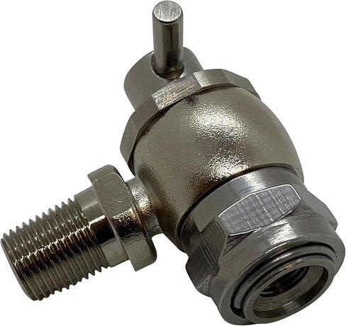 5000PSI No Loss Air Chuck NITROGEN Shock Valve AIR Shock Schrader Valve for Shocks, Struts, Accumalators, Charging - 1/8" Male NPT - AIR Craft Quality in Saudi Arabia
