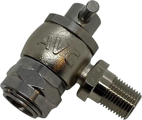 5000PSI No Loss Air Chuck NITROGEN Shock Valve AIR Shock Schrader Valve for Shocks, Struts, Accumalators, Charging - 1/8" Male NPT - AIR Craft Quality in Saudi Arabia