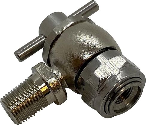 5000PSI No Loss Air Chuck NITROGEN Shock Valve AIR Shock Schrader Valve for Shocks, Struts, Accumalators, Charging - 1/8" Male NPT - AIR Craft Quality in Saudi Arabia