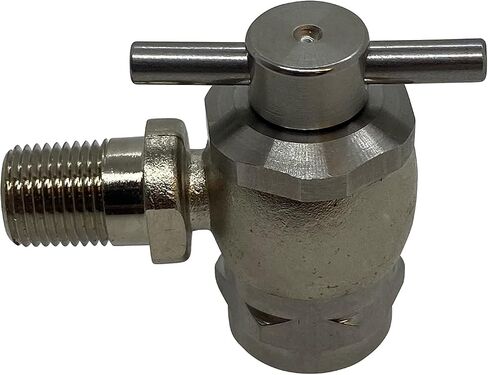 5000PSI No Loss Air Chuck NITROGEN Shock Valve AIR Shock Schrader Valve for Shocks, Struts, Accumalators, Charging - 1/8" Male NPT - AIR Craft Quality in Saudi Arabia