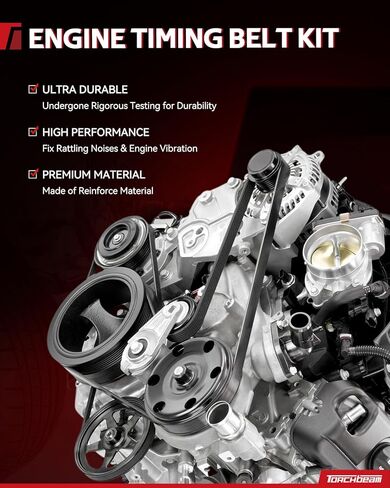 Torchbeam 5.4L Triton Timing Chain Kit for Ford F150/F250/F350 2004-2008 ، Cam Phasers ، etentioners ، crank gear in Kuwait