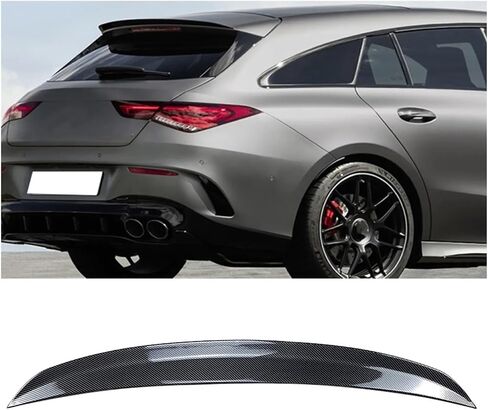 متوافق مع Benz CLA Class X118 CLA200 260 CLA35 CLA45 AMG 2019-2022 TRUNK LID SPOILER SPOILER WING LAP in Kuwait
