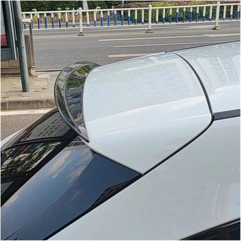 Glossy ABS الخلفية الجذع غطاء المفسد جناح متوافق مع Benz CLA Class X118 CLA200 260 CLA35 CLA45 AMG CAR TAIL TRID TRIM (اللون: أسود لامع) in Kuwait