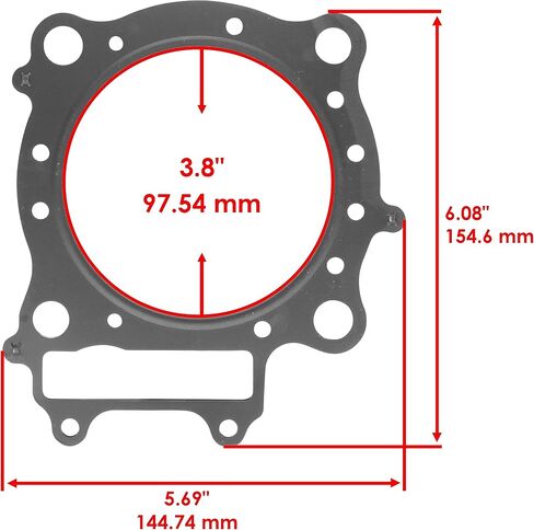حشية رأس أسطوانة Caltric متوافقة مع Honda 12251-Mey-671 in Kuwait