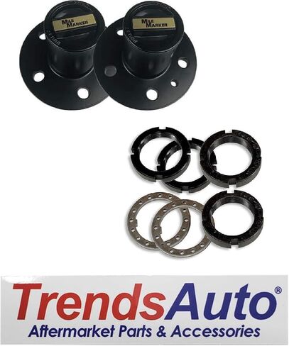 Premium Locking Hubs with Conversion Kit fits 1983 1990 Bronco II | for Maximum Traction | Perfect for Off-Road Use | Includes Decal in Saudi Arabia