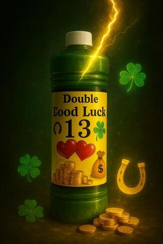 "Double Good Luck" Spiritual Water – Money, Attracts Abundance 500ml 100% Original in Saudi Arabia