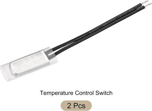 Rebower KSD9700 NC 105C مفتاح التحكم في درجة الحرارة مفتاح الحماية الحراري للترموستات - إغلاق عادة/250 فولت 10 أمبير/معدن/2 قطعة in Saudi Arabia