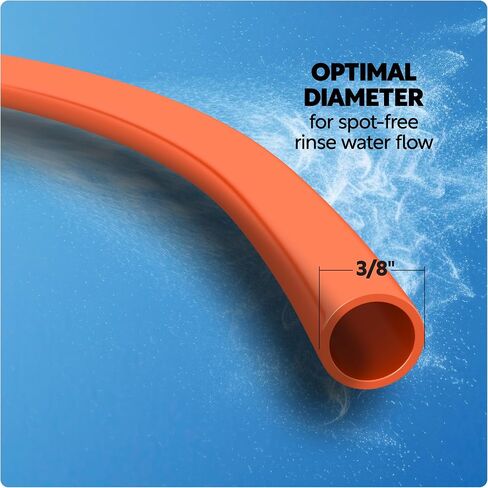 Spot Free Car Wash Rinse System Extra Water Tubing Hose Tube and Connector Pack, 50 Ft x 8 mm in Saudi Arabia