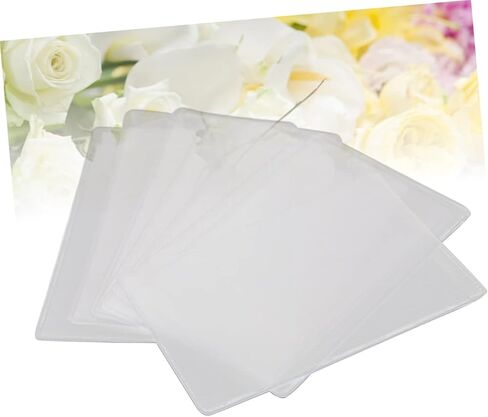 HOMSFOU 50pcs Silicone Card Holder Set Dull Polish ID and Bus Pass Sleeves Waterproof Identity Card Protectors for Travel and Daily Use in Saudi Arabia