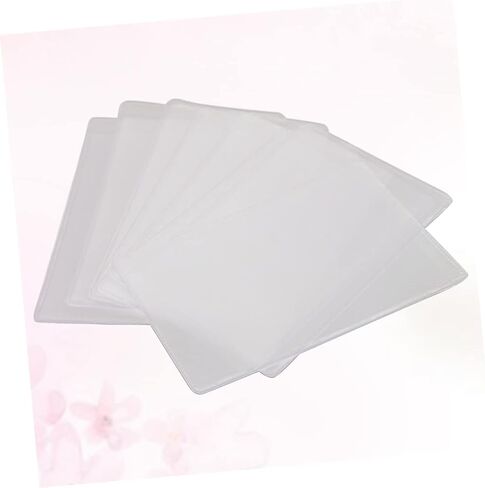 HOMSFOU 50pcs Silicone Card Holder Set Dull Polish ID and Bus Pass Sleeves Waterproof Identity Card Protectors for Travel and Daily Use in Saudi Arabia