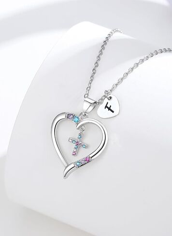 Cross Necklace for Girl Daughter Baptism First Communion Confirmation Graduation Gifts for Daughter in Kuwait