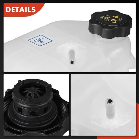 A-Premium Engine Coolant Overflow Recovery Reservoir Tank [with Cap] Compatible with Dodge Dart 2013 2014 2015 2016 - Front Side in Saudi Arabia
