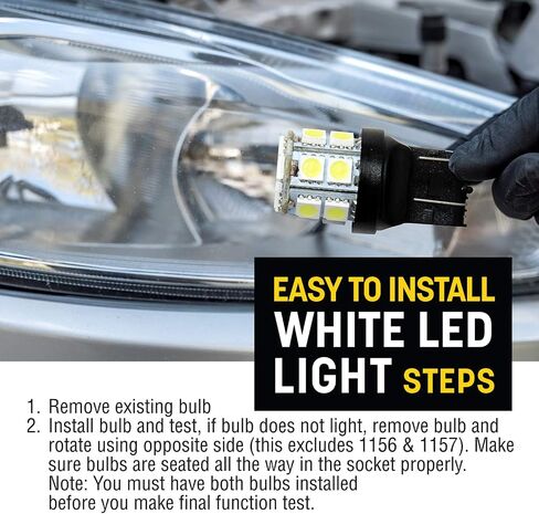 Pilot Automotive (IL-7440W-15-AM) White 15-SMD LED Stop/Tail Light Bulb in Saudi Arabia