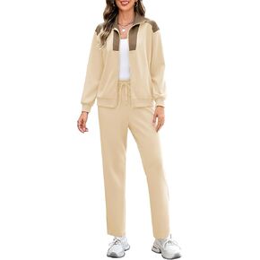 Totatuit Sweatuits للنساء 2 قطعة صالة الملابس Sweatshirt واسعة الساق sweatpant مجموعة المطابقة in Kuwait