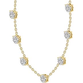 FRIENDLY DIAMONDS Lab Grown Diamond Fashion Necklace IGI Certified | 0.50-5 Carat | 14K White, Yellow, Rose Gold Or Platinum FG-VS Quality in Saudi Arabia