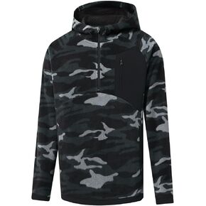 هوديز روان للرجال جولف ربع الرمز البريدي مقنعين ألوبر رياضي دافئ الصوف القطبي الأكمام الطويلة نصف سوينة سوينة للرجال للرجال in Kuwait