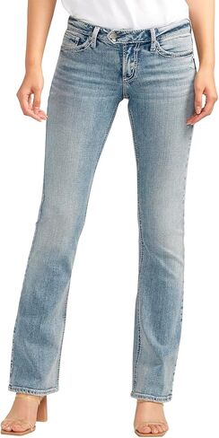 Silver Jeans Co. Women's Tuesday Low Rise Slim Bootcut Jeans in Saudi Arabia