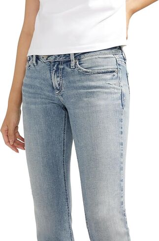 Silver Jeans Co. Women's Tuesday Low Rise Slim Bootcut Jeans in Saudi Arabia