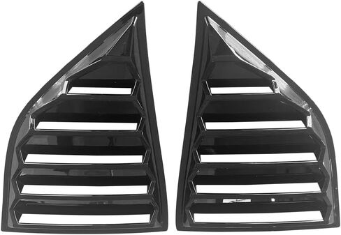 نافذة جانبية ، متوافقة مع 2008-2023 دودج تشالنجر ، بولي بروبيلين (PP) لمعان Black XE V4 النمط الجوي الستائر الغطاء المظلى ، 2pcs in Saudi Arabia