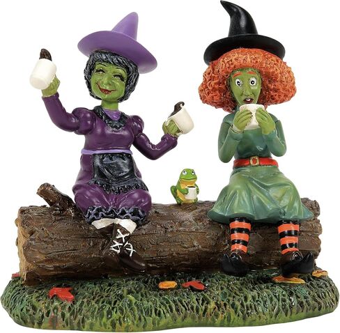 Department 56 Snow Village Halloween Accessories Jitter Witches Figurine, 3.3 Inch, Multicolor in Saudi Arabia
