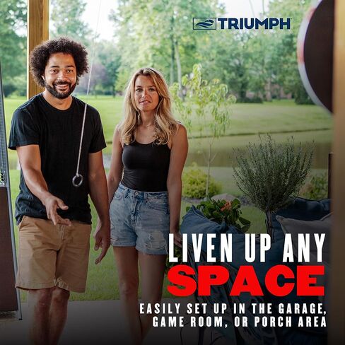 لعبة Triumph Sports Viva Sol Premium Hook and Ring Target للاستخدام في الداخل والخارج. خيارات متعددة. in Saudi Arabia