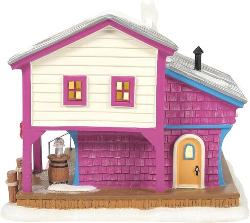 Department 56 Disney Village Daisy Duck Dockside Cafe Limited Edition Lit Building, 5.91 Inch, Multicolor in Saudi Arabia