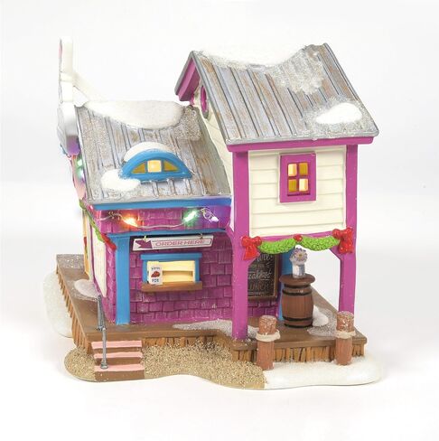 Department 56 Disney Village Daisy Duck Dockside Cafe Limited Edition Lit Building, 5.91 Inch, Multicolor in Saudi Arabia