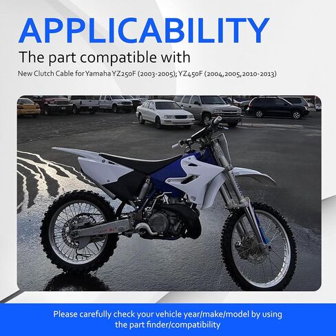 0652-0738 Clutch Cable Compatible with Yamaha YZ250F 2003-2005, YZ450F 2004 2005 2010 2011 2012 2013 in Saudi Arabia