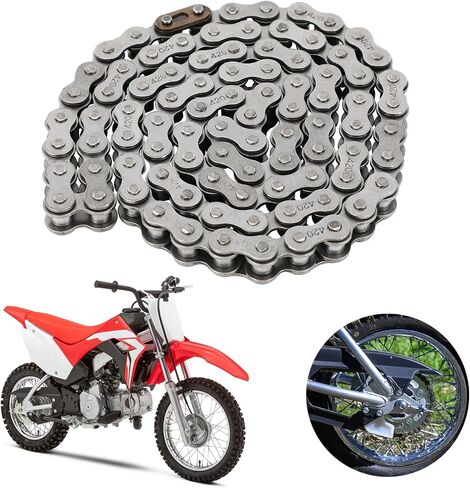 420 Motorcycle Chain 90 Links for CRF110F CRF 110 2013-2024 Standard Roller X-Ring Chain Dirt Pit Bike in Saudi Arabia