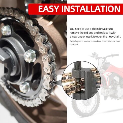 420 Motorcycle Chain 90 Links for CRF110F CRF 110 2013-2024 Standard Roller X-Ring Chain Dirt Pit Bike in Saudi Arabia