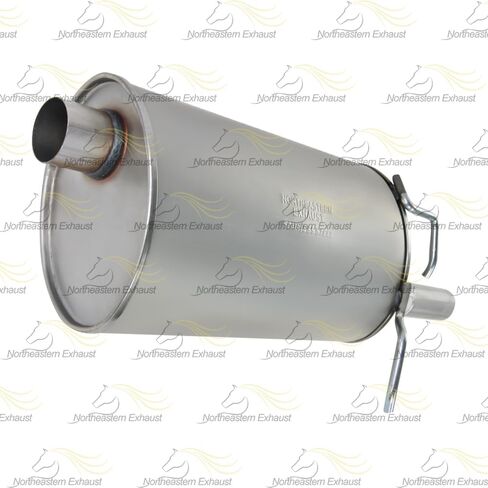 Exhaust Resonator Pipe Compatible for 2006-2011 Chevy HHR 2.4L | Stainless Steel | Northeastern Exhaust | Free Gasket and Clamps Included | Automotive Replacement Part in Saudi Arabia