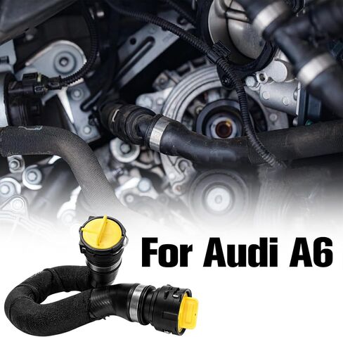 Radiator Hose Compatible with Audi A6 2006-2011 3.0L/3.2L Upper, Fit for Audi A6 Quattro 2005-2009, Replacement Radiator Upper Coolant Water Hose 4F0121101F New in Saudi Arabia