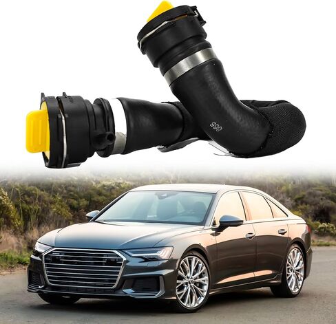 Radiator Hose Compatible with Audi A6 2006-2011 3.0L/3.2L Upper, Fit for Audi A6 Quattro 2005-2009, Replacement Radiator Upper Coolant Water Hose 4F0121101F New in Saudi Arabia