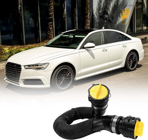 Radiator Hose Compatible with Audi A6 2006-2011 3.0L/3.2L Upper, Fit for Audi A6 Quattro 2005-2009, Replacement Radiator Upper Coolant Water Hose 4F0121101F New in Saudi Arabia