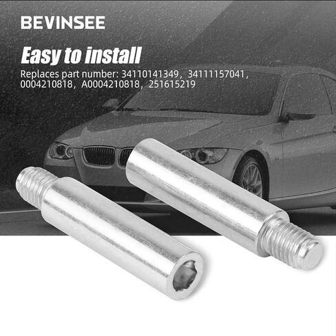 Bevinsee 4pcs دليل الفرجار دبابيس شريط التمرير متوافق مع E46 E92 E36 E85 E86 320i 325i 325xi 328i 328xi 330i in Kuwait