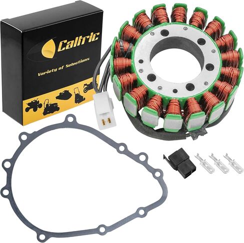 Caltric Stator و Gasket متوافق مع Kawasaki Ninja ZX-6R ZX636C ZX636D 2005 2006 in Saudi Arabia
