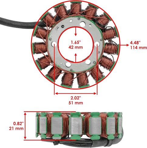 Caltric Stator Compatible with Teryx 800 Krf800 2014-2020 / Teryx 4 800 Krt800 2014-2020 in Saudi Arabia