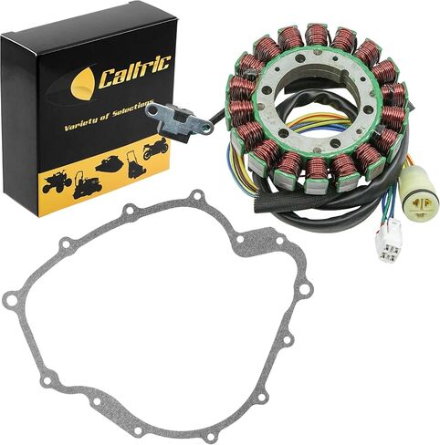 Caltric Stator and Gasket متوافق مع Yamaha Grizzly 660 YFM660F 2002 2003 2004 2005 2006 2007 2008 in Kuwait