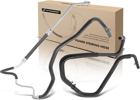 A-Premium Power Touring Hose Hose Line Assembly متوافق مع Ford F-250 Super Duty F-350 Super Duty 2005-2006 2-PC in Saudi Arabia